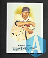 2010 Topps Allen & Ginter Asdrubal Cabrera #348 Cleveland Indians SP